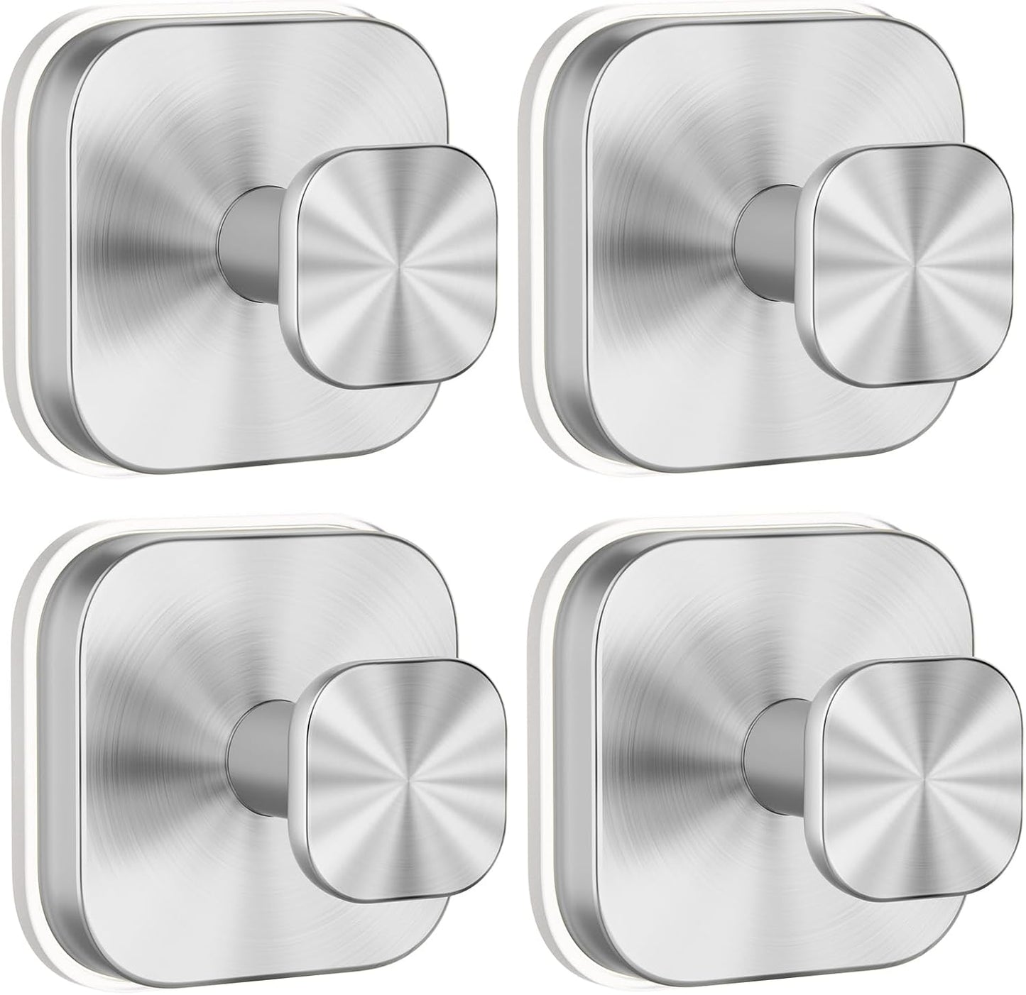 BKV Suction Cup Hooks for Shower,Heavy Duty Shower Hooks for Bathroom Wall,Glass Windows,Smooth Doors to Hang Towels,Robes,Coat,Reusable Suction Cup Wreath Hanger for Christmas Wreaths-White(2 Pack)