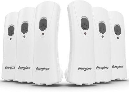 Energizer Auto-On LED Flashlights Rechargeable (3-Pack) for Home Power Failure, Plug in LED Flashlight for Power Outage, Night Light, Hurricane Preparedness