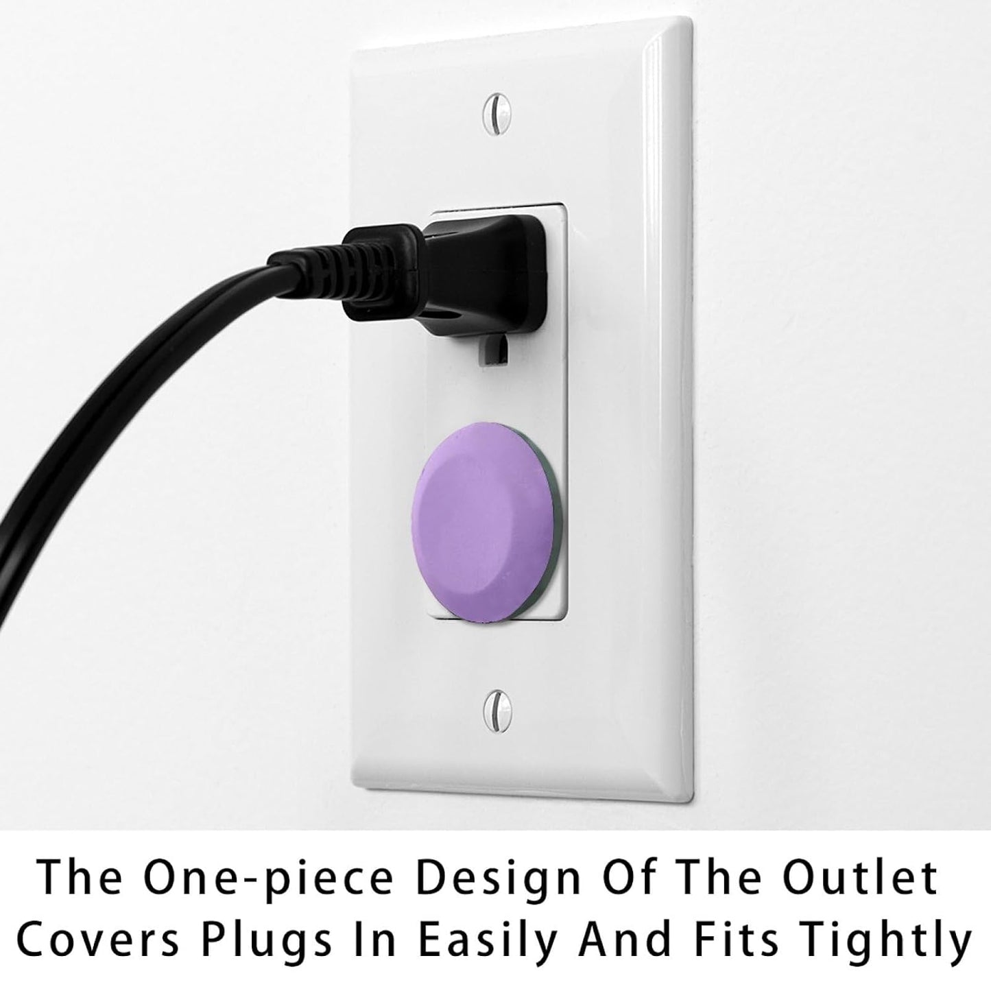 Pure Blue Color Outlet Covers Baby Proofing - Plug Covers for Electrical Outlets, Child Proof Socket Covers, Baby Safety Products for Home, Office