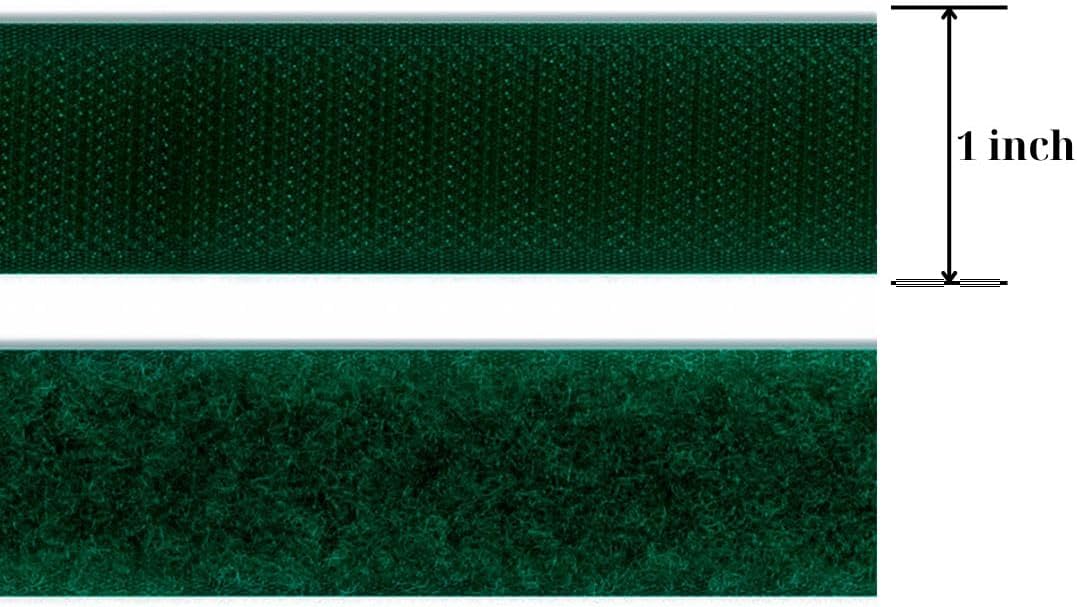 1 inch Black Hook and Loop Tape 1 Yd Self Adhesive Tape Sticky Back Heavy Duty Fastener Ideal for Window Fixing Net Carpets DIY Project Handmade Craft Home Office