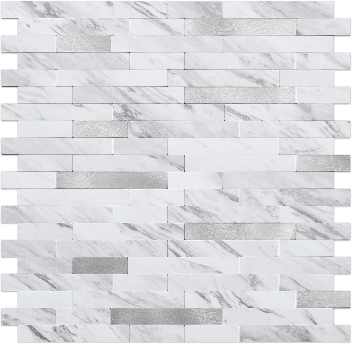 DICOFUN 10-Sheet Peel and Stick Backsplash Wall Tile, PVC Kitchen Backsplash Peel and Stick in Sandstone, 9.4 sq.ft
