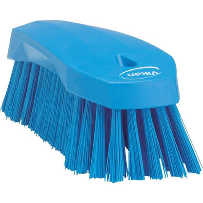 Vikan 38903 Brush,Scrub,Stiff,8",PP/PBT,Blue