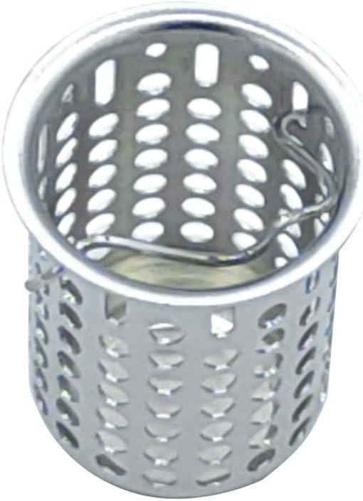 Junior Basket Strainer Stainless Steel Strainer Basket, 2.25 Inch Deep Flange Replacement Strainer with Handle