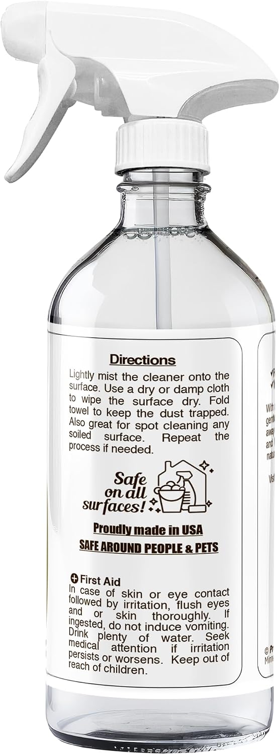 Degreaser Cleaner Heavy Duty Cleaning Spray 16 oz - Kitchen Cleaner for Stubborn Splatters, Stove Top, Grill, Drip Pans, & Oven Cleaner - Safe on All Surfaces - Fresh Scent