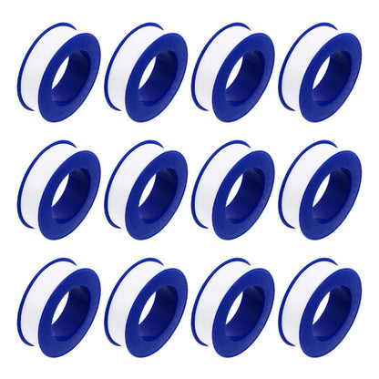 ULTECHNOVO PTFE Thread Seal Tape and Easy to Use 12 Rolls High Temperature Resistance Plumbing Tape for Pipe Joints and Pipes for Industries and Sealing Applications