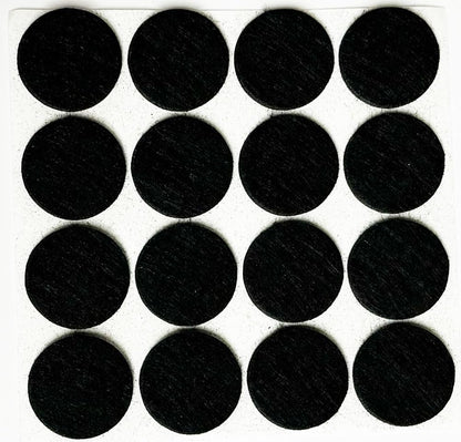 48 Pcs Self Adhesive 1" Round Felt Furniture Pads (White, 1")
