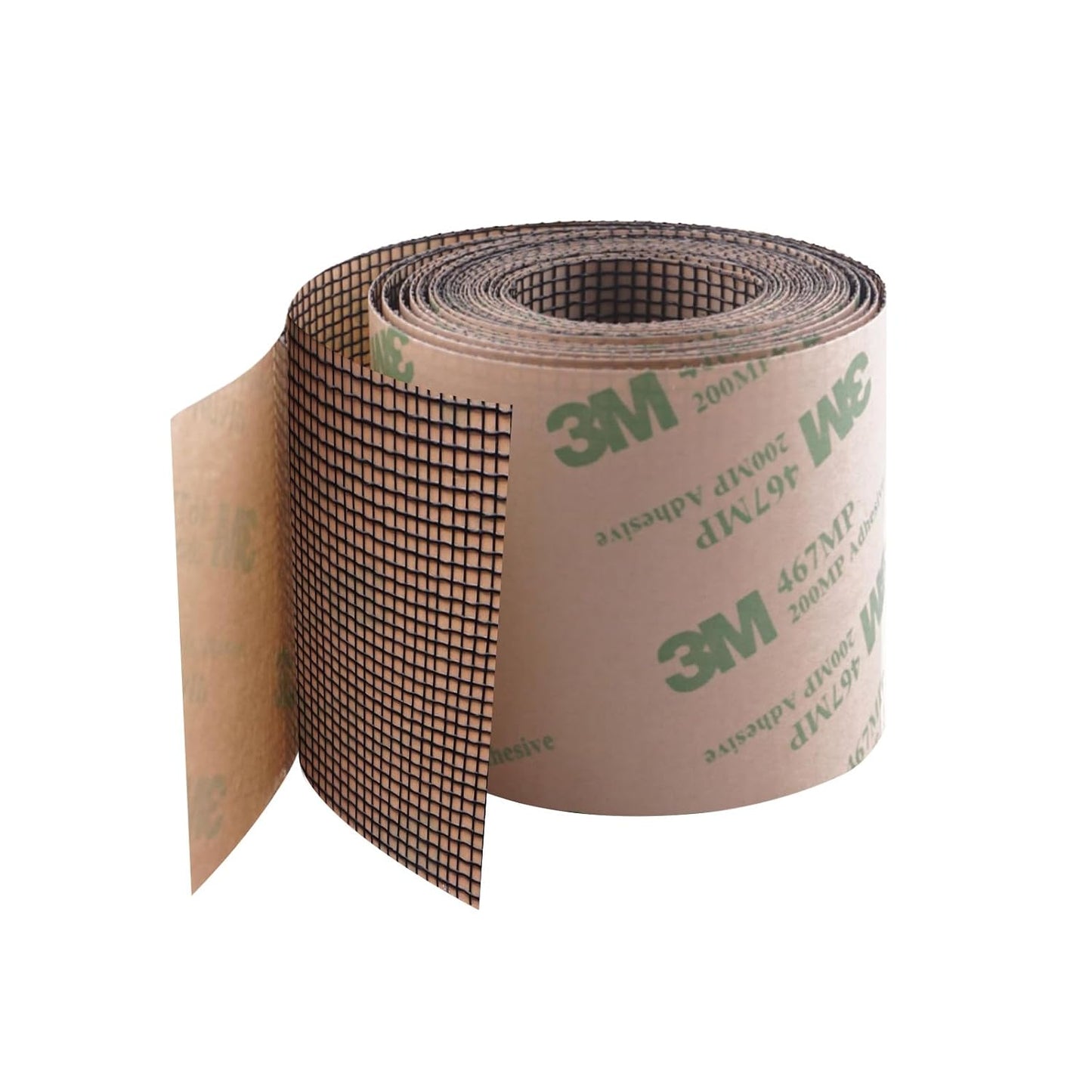 Window Screen Repair Tape, Made of 3M Tape, Screen Repair Kit for Small Holes and Tears of Windows, Doors, Mosquito Net, Strong Adhesive Patch Kit Fiberglass Mesh Tape (Transparent)