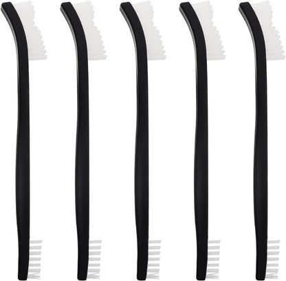 5PCS Dual Head Cleaning Brush Set Universal Gap Mini Stiff Bristle Thin Brushes for Kitchen Sinks Bathrooms Small Details Small Corners and Spaces Cleaning Plastic Stain Removal Tools