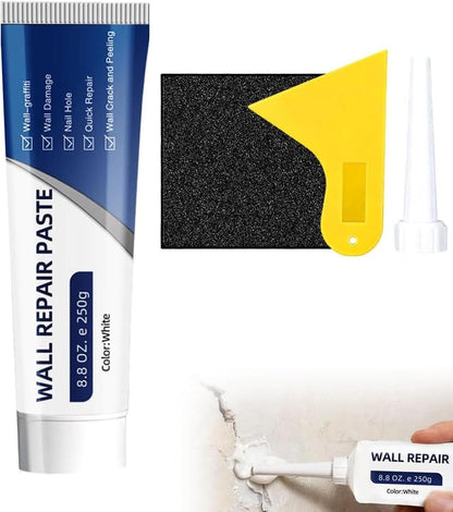 Efficient Drywall Repair Kit with Scraper, 2026 Upgrade Quick Drying Wall Mending Agent for Holes & Cracks, Multi-Functional Drywall Patch Paste Repair Kit for DIY Home Fix