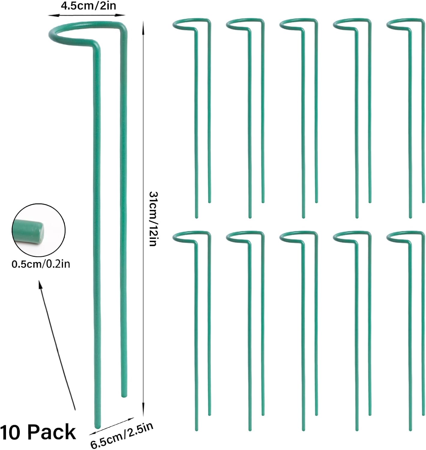 10 Pack Indoor Plant Support for Monstera Trellis Stakes and Stem Holder - Perfect for Small Indoor Plants, Desktop Gardens & Flower Shelf Use, Easy to Set Up and Efficient Support