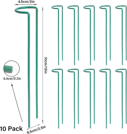 10 Pack Indoor Plant Support for Monstera Trellis Stakes and Stem Holder - Perfect for Small Indoor Plants, Desktop Gardens & Flower Shelf Use, Easy to Set Up and Efficient Support