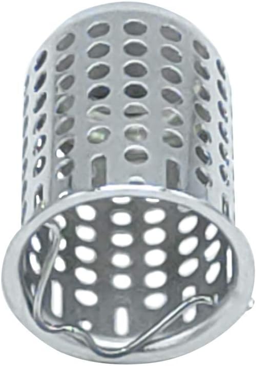 Junior Basket Strainer Stainless Steel Strainer Basket, 2.25 Inch Deep Flange Replacement Strainer with Handle