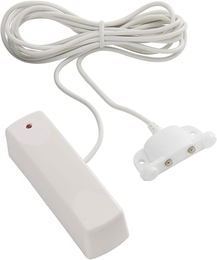 Ecolink FLF-ZWAVE5-ECO Z-Wave Plus Flood/Freeze Sensor, White, Smart Home | White Z-Wave Plus sensor detects flood/freeze conditions; verify hub compatibility, placement and automation setup needs.