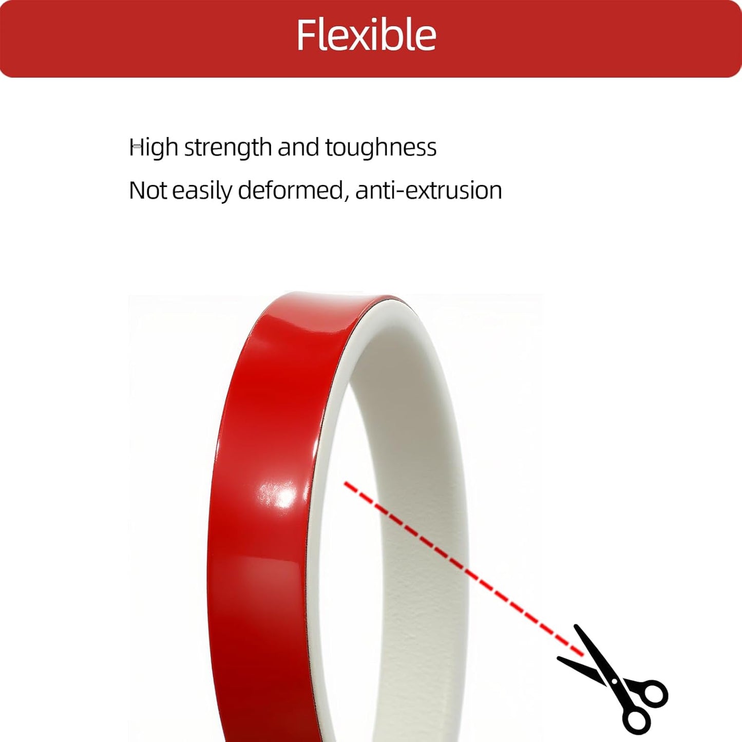 White Foam Rubber Seal Strip, Self-Adhesive D Shape EPDM Rubber Weather Stripping for RV, Boat, Auto, Truck, Marine, Garage Doors/Window and More, W:3/4"; H:3/8",L:13Ft
