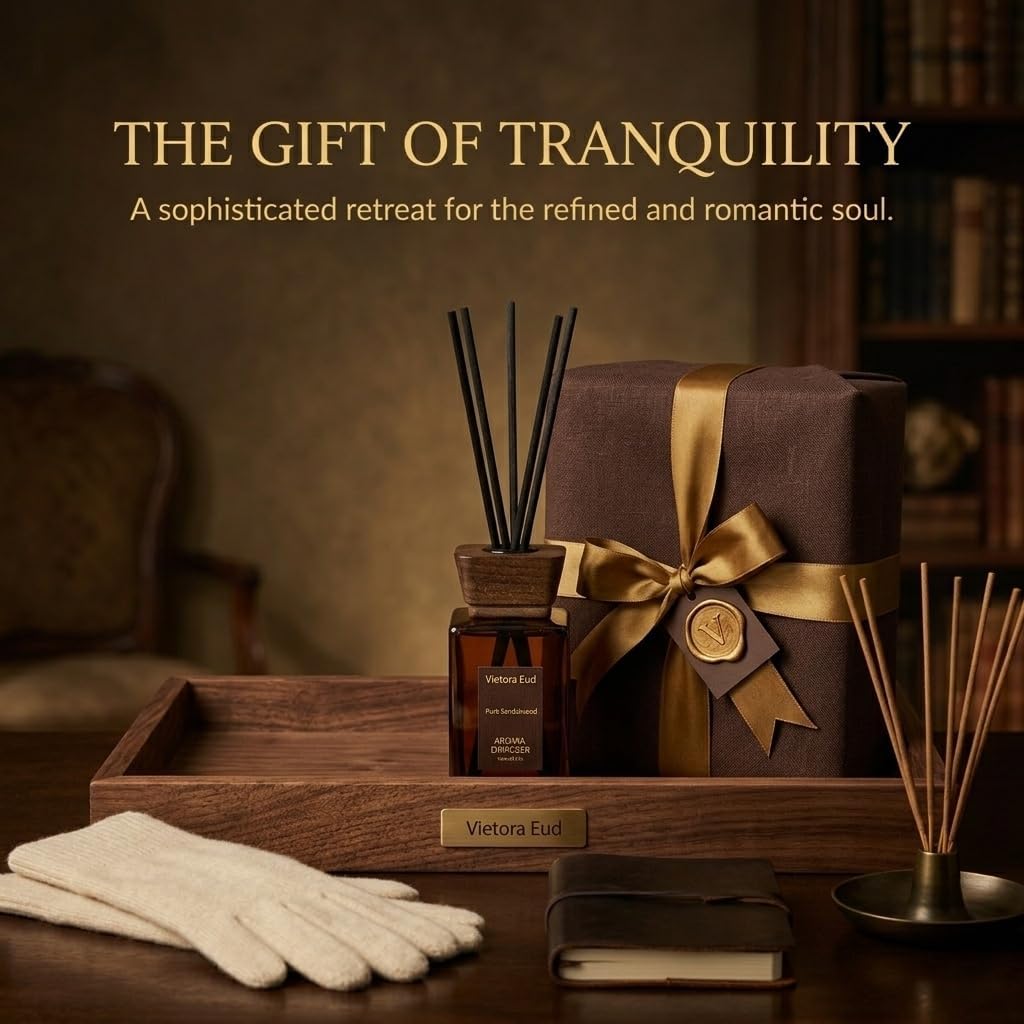 Luxury Hotel Scent Reed Diffuser 100ml (3.38oz) | No.1898 Hotel Collection Diffuser Oil Inspired by Ritz Carlton | Home, Bathroom & Office Decor | Long-Lasting Room Freshener Gift Set