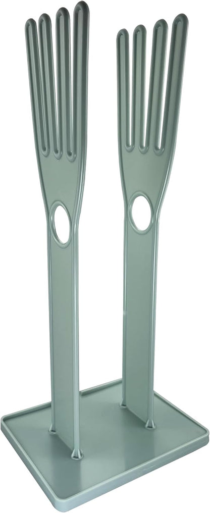 Kitchen Glove Storage Rack, Suitable for Dishwashing Gloves and Cloths (Blue)