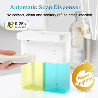 Automatic Soap Dispenser Touchless Foaming: Soap Dispenser Rechargeable for Bathroom