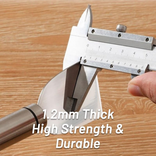 2 Pack Stove Scraper for Tough Case - Wide Using Stainless Steel Scraper for Stove BBQ Grill Kitchen - Scraper for Cleaning Stove Top, Cooktop, Oven, Glass Scraper
