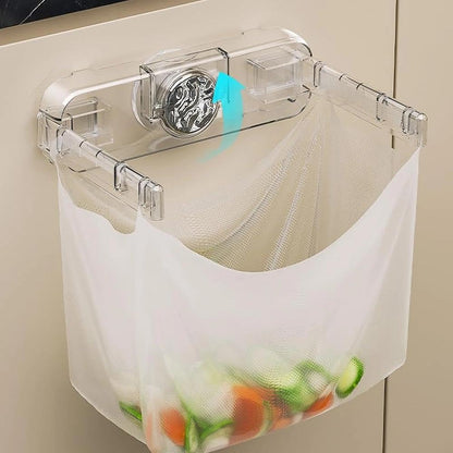 Temvue Kitchen Trash Bag Holder,Suction Cup Plastic Bag Holder,Grocery Bag Holder