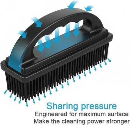 Rubber Brush - Effortless Pet Hair & Lint Removal for Couches & Clothes