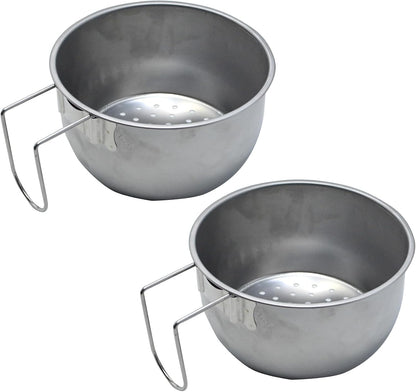 Stainless Steel Round Drain Basket, 5.8 Inch x 3 Inch Stainless Steel Kitchen Sink Strainer for Drain Water (2)