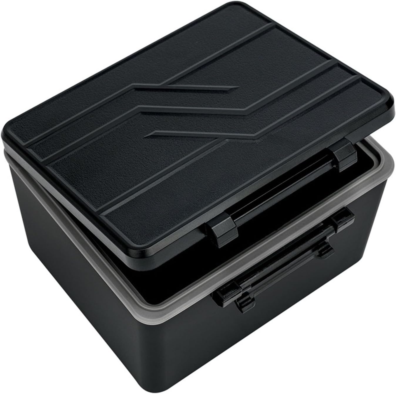 2A 3A Battery Storage Case with Lockable Lid and Builts in Power Tester for Home Camping Travel Battery Organizers