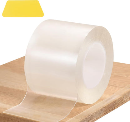 uxcell Clear Edge Protector Strip, 3.94 in x 16.4 ft Sharp Edge Wrap Cover Tape Soft Corner Guards for Furniture Cabinets Drawers Tables Door