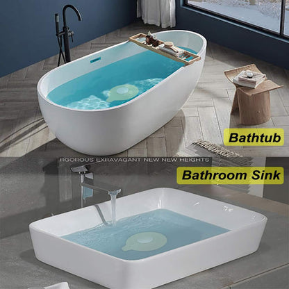 Seatery Bathtub Drain Strainers, Tub Drain Hair Catcher, Stainless Steel Bath Drain Cover Basket, Outer Diameter 3.0 inch/7.7cm, Inner Diameter 1.60 inch/4.0cm, Pack of 2