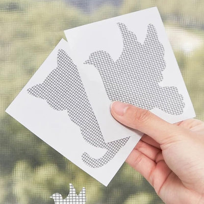 Ximimark 20 PCS Cat-Shaped Window Screen Repair Patches - Strong Adhesive for Pet Mesh Screen Door Repairs