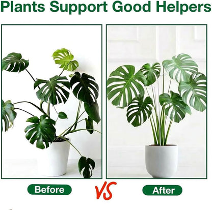 6 Pack Extendable Metal Plant Stakes, Length Scalable from 7IN to 24.5IN Plant Support Stake，with Plant tie Tape Extendable Plant Stakes for Indoor Plants Flowers, Tomatoes