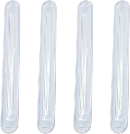 Zorfeter 4 PCS Rubber Chair Wall Protector, Clear Furniture Bumpers Adhesive Cabinet Door Bumper Silicone, Self Adhesive Wall Protector Bumpers for Shower Doors/Drawers/Car Doors/Toilet Lids