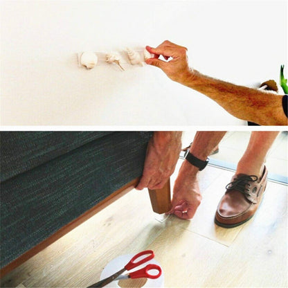 Simple and Practical Washable Nano Double Sided No-Trace Grip Glue Transparent Adhesive Reusable Tape (1 Meter)
