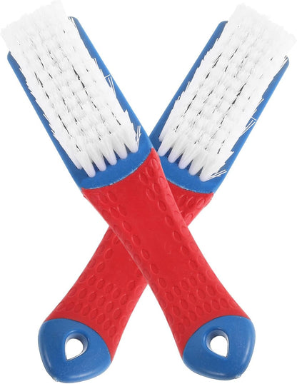 2pcs Soft Shoe Cleaning Brushes for Laundry, Fabric and Carpet Scrubber, Gentle Stain Remover Brushes for Sneakers and Clothes, Household Shoe Care Accessories