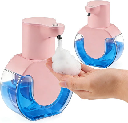Automatic Soap Dispenser Touchless,Rechargeable Foaming Soap Dispenser,15oz/420ml Smart Hand Soap Dispensers,4-Level Adjustable,Wall Mount for Bathroom Kitchen Dish Soap,Hands-Free
