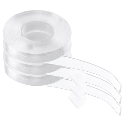 HARFINGTON Double Sided Nano Tape 10FT x 2" x 0.04" Multipurpose Removable Clear Mounting Tape Washable Waterproof Picture Hanging Adhesive Strips for Walls Carpets Posters Decor