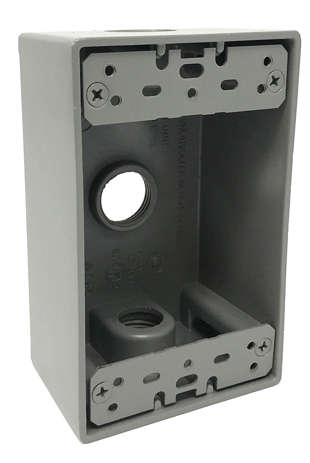 Sealproof 1-Gang Extra Deep Weatherproof in Use Outdoor Duplex Outlet Cover with Box Kit, Lockable, UL Extra Duty Compliant, 18 Configurations
