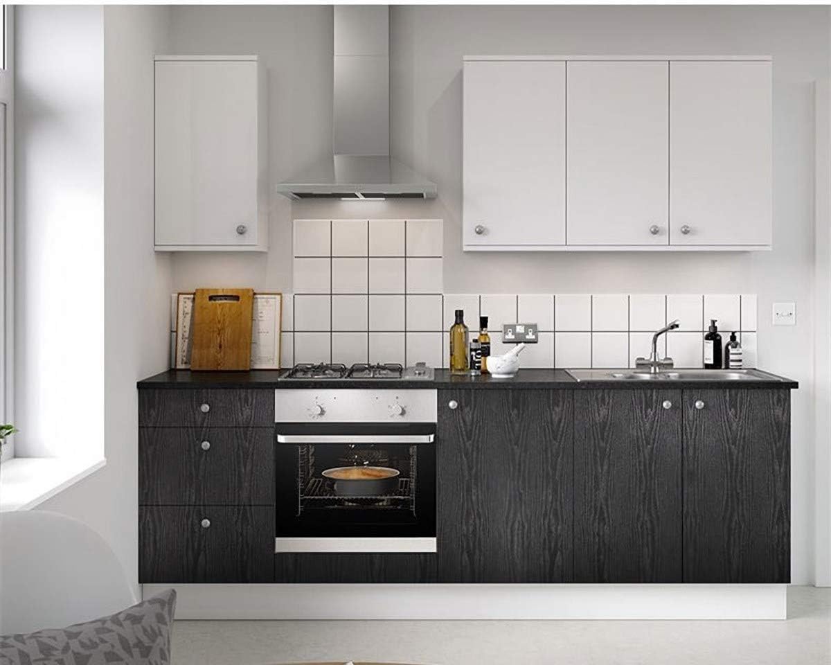 15.8" x400"White Wallpaper Self Adhesive Film Peel and Stick Wallpaper White Adhesive Paper Waterproof Removable DIY Decorative for Kitchen Cabinet Countertops Shelf Liner Upgrade Thicker