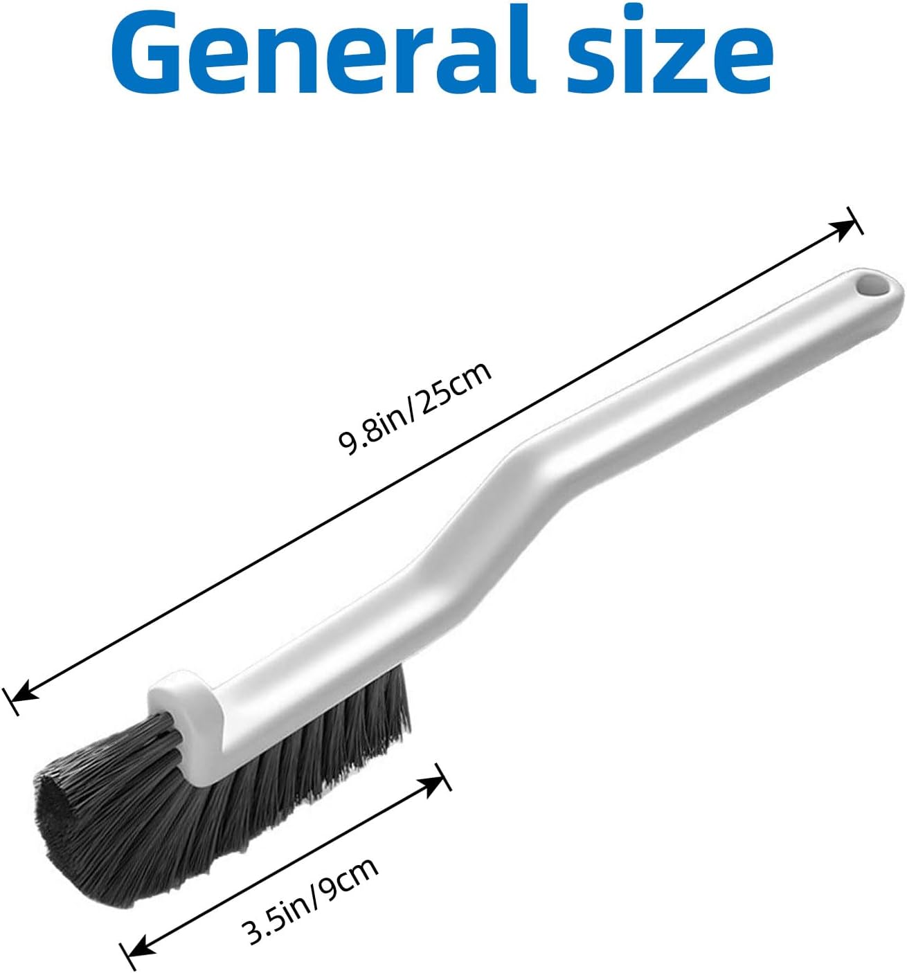 Dish Scrub Brushes with Handle for Kitchen，Small Cleaning Brush for Cup，Kitchen Sink，Blender，Crevice Cleaning Brush