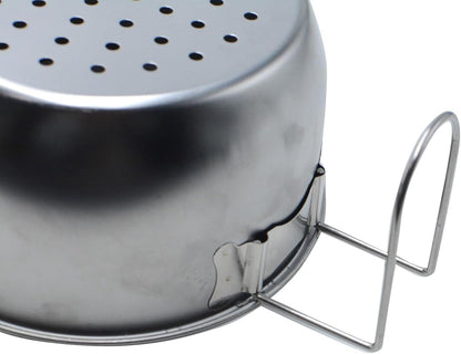 Stainless Steel Round Drain Basket, 5.8 Inch x 3 Inch Stainless Steel Kitchen Sink Strainer for Drain Water (2)