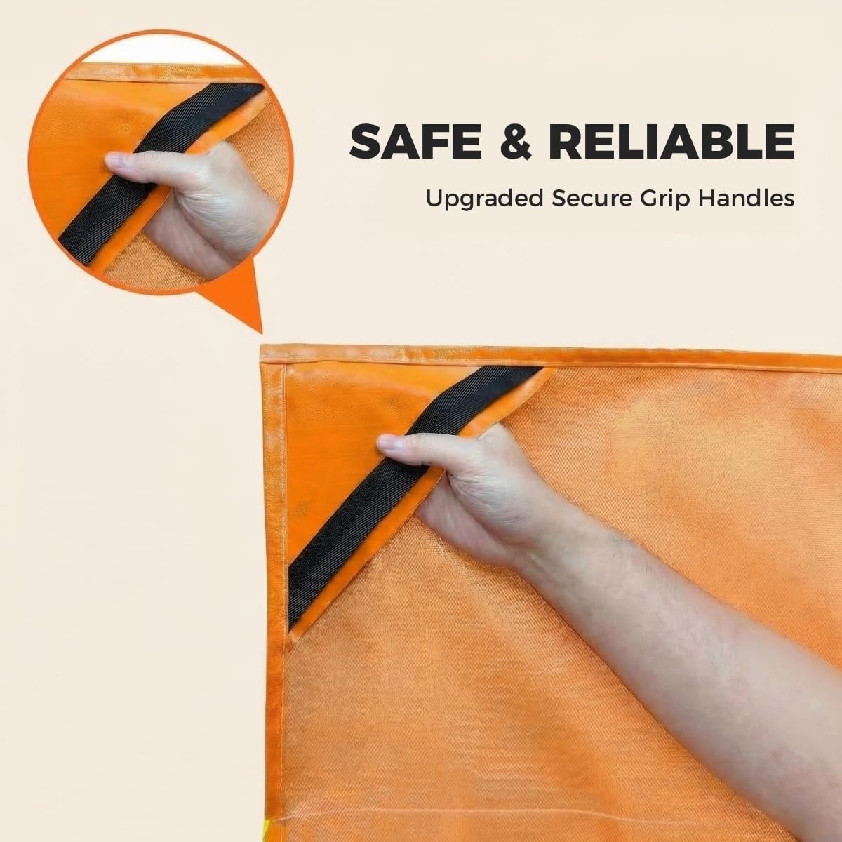 Fireproof Cloak with Transparent Visor, 1200°F Heat Resistant Fire Escape Cape for Home, No-Itch Silicone Emergency Fire Blanket for Rapid Family Safety & Survival, 71x63 Full Body