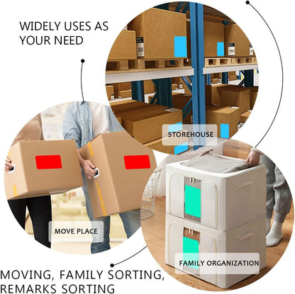 PARLAIM 3 X 5 Inch Rectangle Adhesive Color Coding Stickers,Square Inventory Stickers -250 Per Dispenser Box (Fluorescent Green)