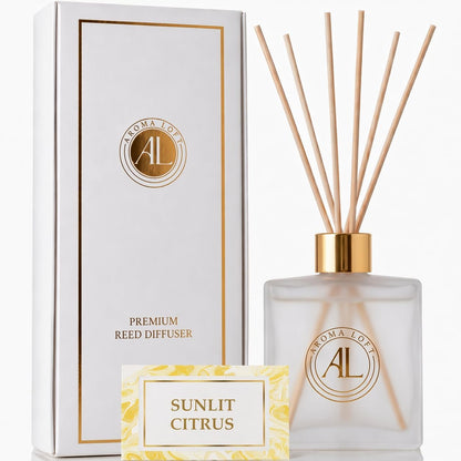 Frosted Reed Diffusers for Home | Premium Fragrance Diffuser | Frosted Diffuser Sticks in Oil Set with Fresh Linen Scent | Smell Good Stuff | Long-Lasting Oil for Bathroom & Office (5 oz)