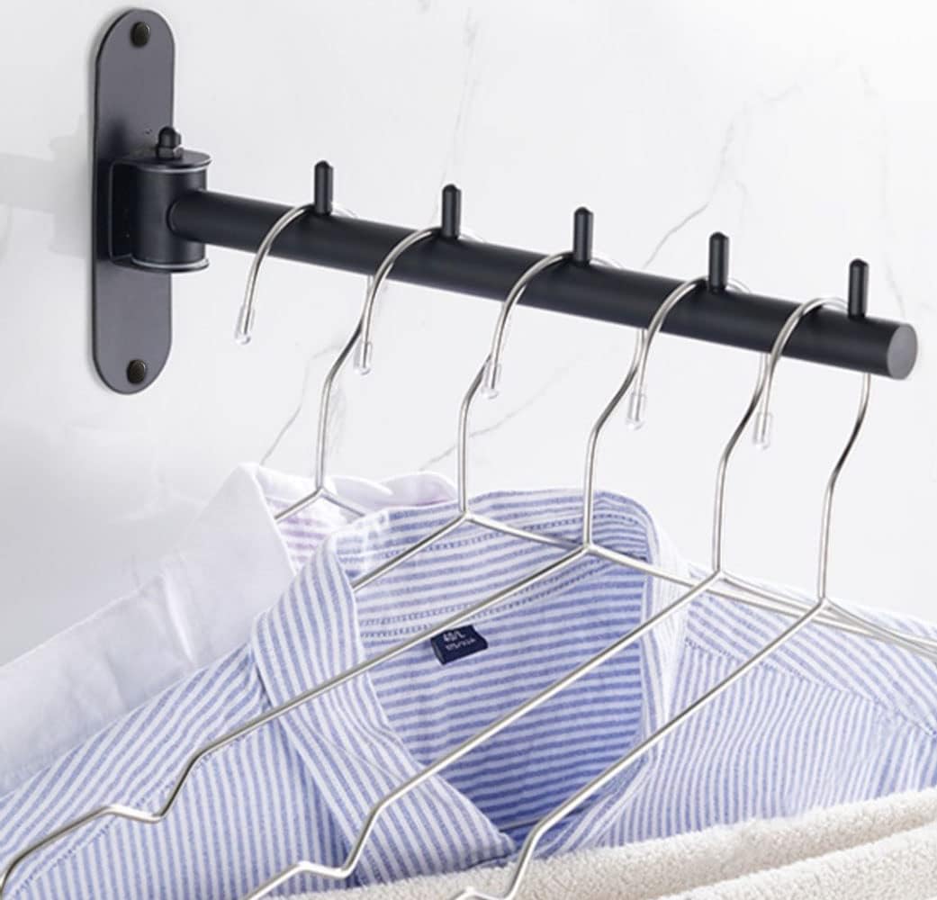 Foldable Wall Mounted Clothes Hanger Racks, Clothes Drying Rack Hooks 2Pack