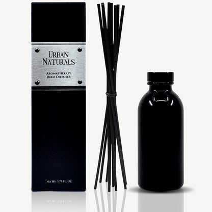 Urban Naturals Smoked Vanilla Reed Diffuser Set with Vanilla Bean, Sandalwood & Leather | Made in the USA - Colors B