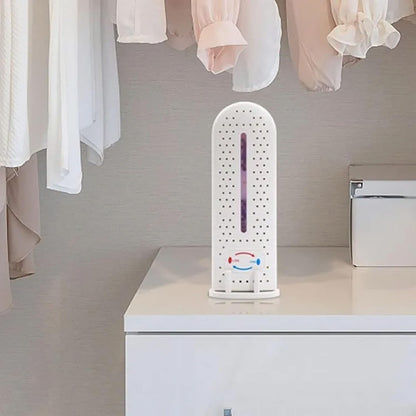 Electric Dehumidifier, USB Rechargeable Rectangle Air Dehumidifier 16.8x5.8cm/6.6x2.3in Mini Portable Dehumidifying Machine for Home Wardrobe Cabinet