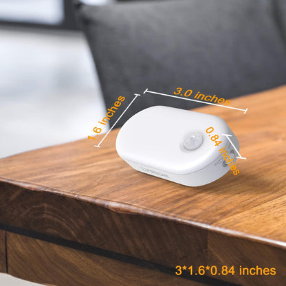 Lyridz 120LM Ultra Bright Plug-in Motion Sensor Night Light, Stepless Dimmable LED Nightlight, Always-On and Auto-Off, for Hallway, Stairs, Bathroom, Bedroom, Garage, Warm White (6-Pack)