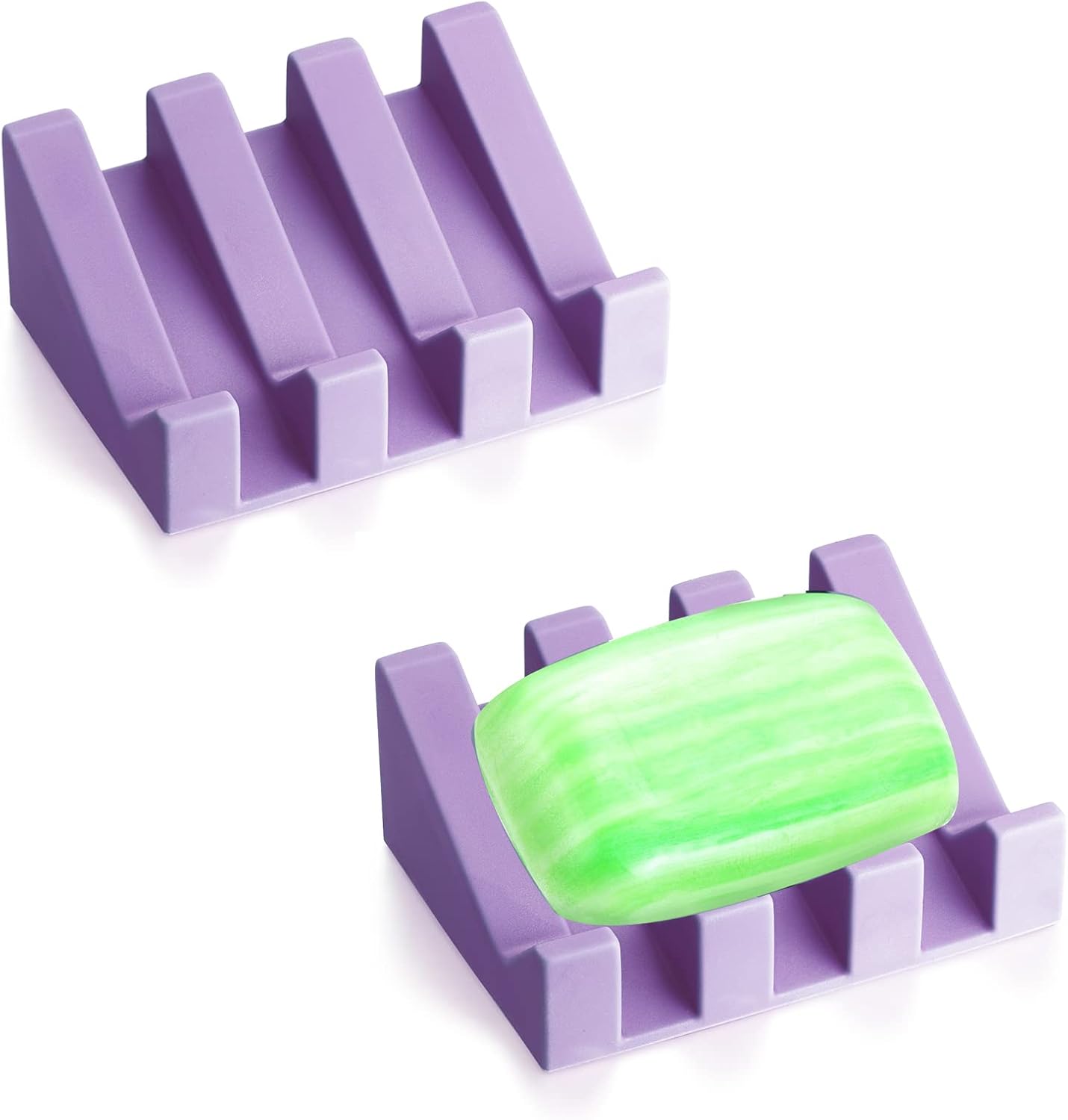 Soap Dish, Bar Soap Holder for Shower for Bathroom, Kitchen, Bathtub, Easy to Clean, Keep Soap Dry, Extend Soap Life