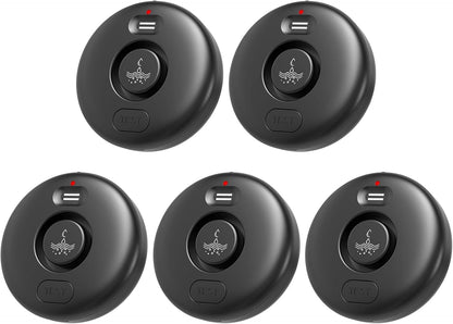 5 Pack Water Leak Alarm Detector, 120dB Loud Alert Water Sensor, IP66 Waterproof, Sensitive Leak and Drip Alert, Easy Installation for Home, Basement Flood Prevention, Bathroom, Sink, Laundry