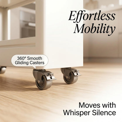 Slim Storage Cart with Multi-Width Options, Carbon Steel Rolling Utility Cart, Narrow Gap Organizer for Kitchen Next to Fridge, Bathroom, Laundry Room(Gray 6-Tier 5.9" W x 66.9" H) - Colors B