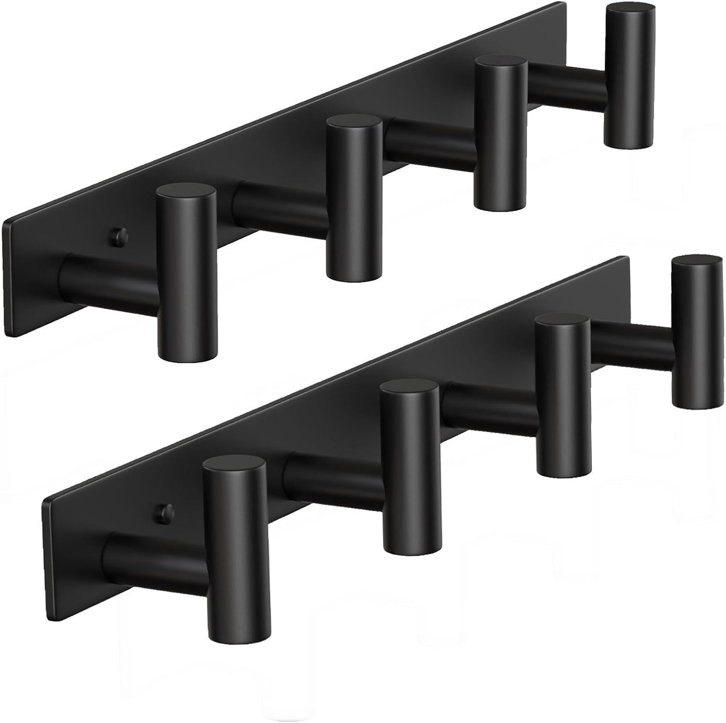 Wall Mounted Coat Rack-3 Hooks, Heavy Duty Stainless Steel Wall Hooks for Towel Coat Bag, Hat Rack Coat Hanger Coat Hooks Towel Racks for Bathroom Entryway Kitchen Office (Silver, 1 Pack)